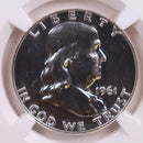 1961 Franklin Silver Half Dollar. NGC Proof-68., Store Sale