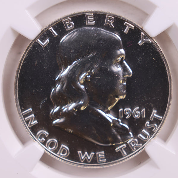 1961 Franklin Silver Half Dollar. NGC Proof-68., Store Sale #GHR065.