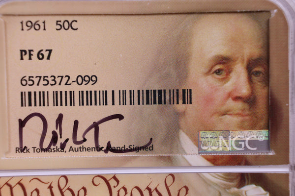 1961 Franklin Silver Half Dollar. NGC Proof-67., Store Sale #GHR066.