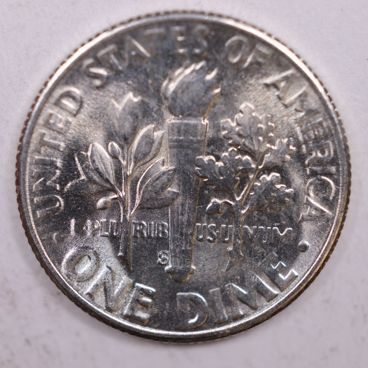 1954-S Roosevelt Silver Dime, Mint State Uncirculated Coin, Store #DE0358