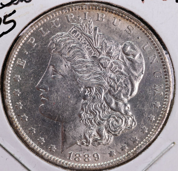 1889-O Morgan Silver Dollar Uncirculated, Cleaned yet nice Details, Store #23080513