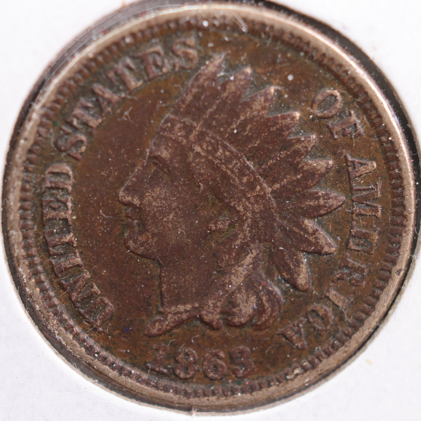 1863 Indian Head Cent, Extra Fine Circulated Coin, Store #CT0753