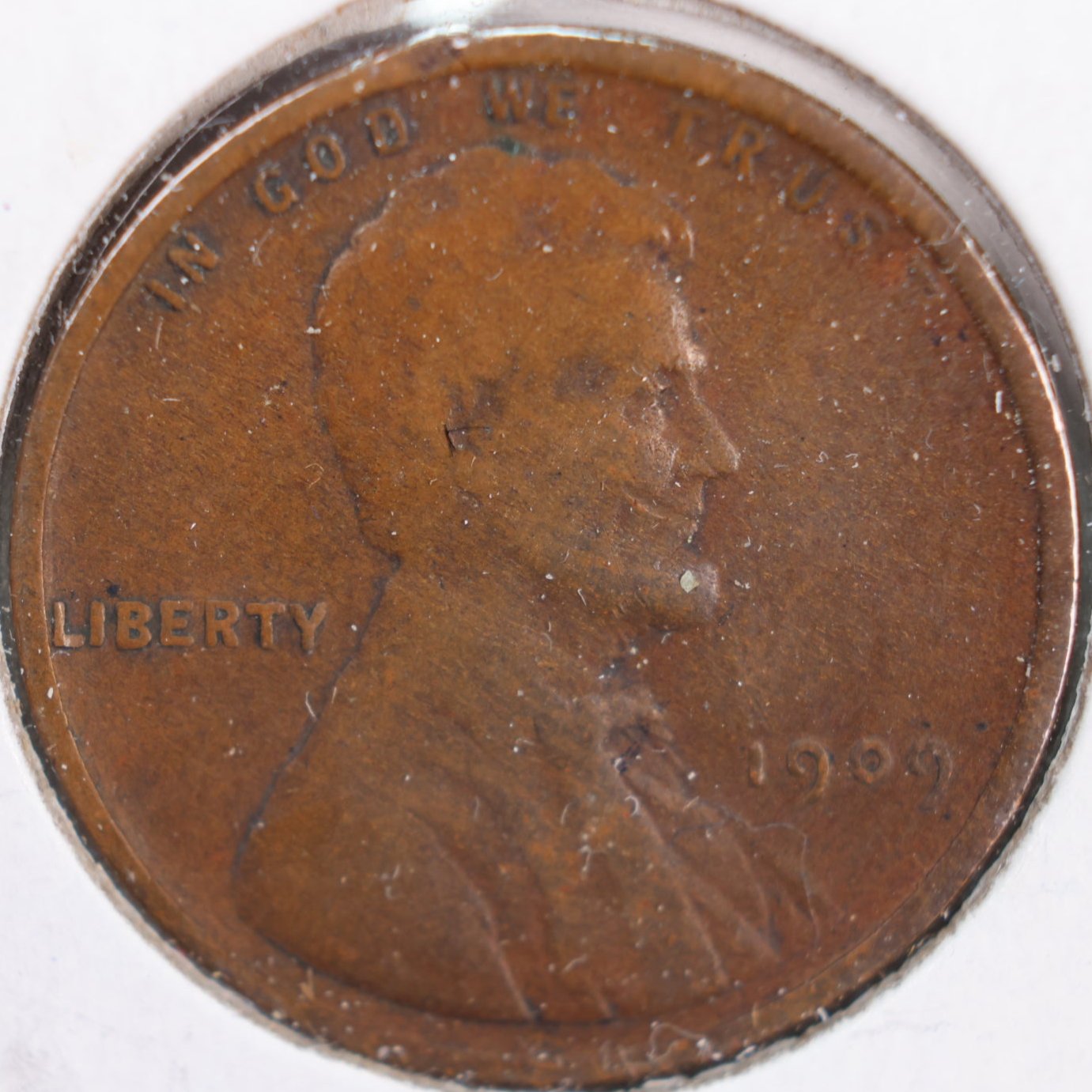 1909 Lincoln Wheat Cent, Very Fine Circulated Coin, Store #CT0128