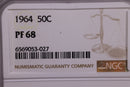 1964 Kennedy Silver Half Dollar., PCGS Proof 68., Store