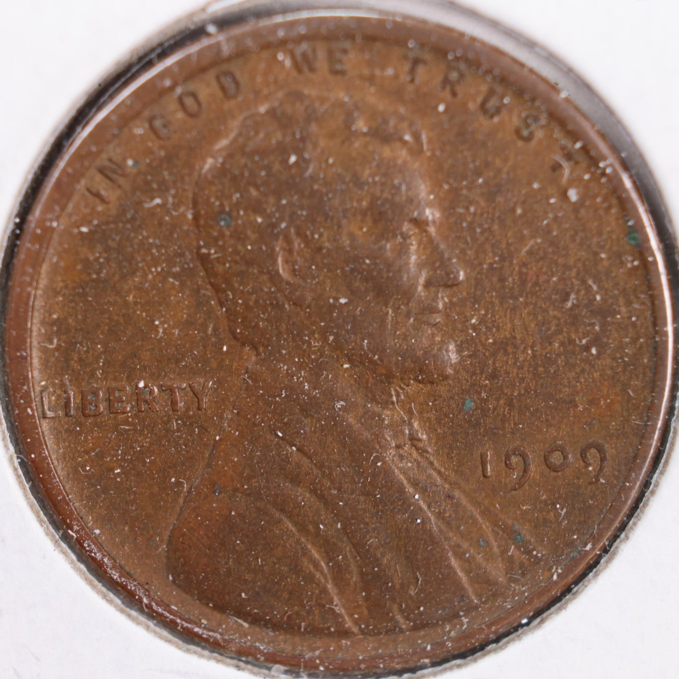 1909 VDB Lincoln Wheat Cent, Extra Fine Circulated Coin, Store #CT0135