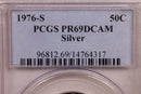 1976-S Kennedy Silver Half Dollar., PCGS PR-69 DCAM., Store