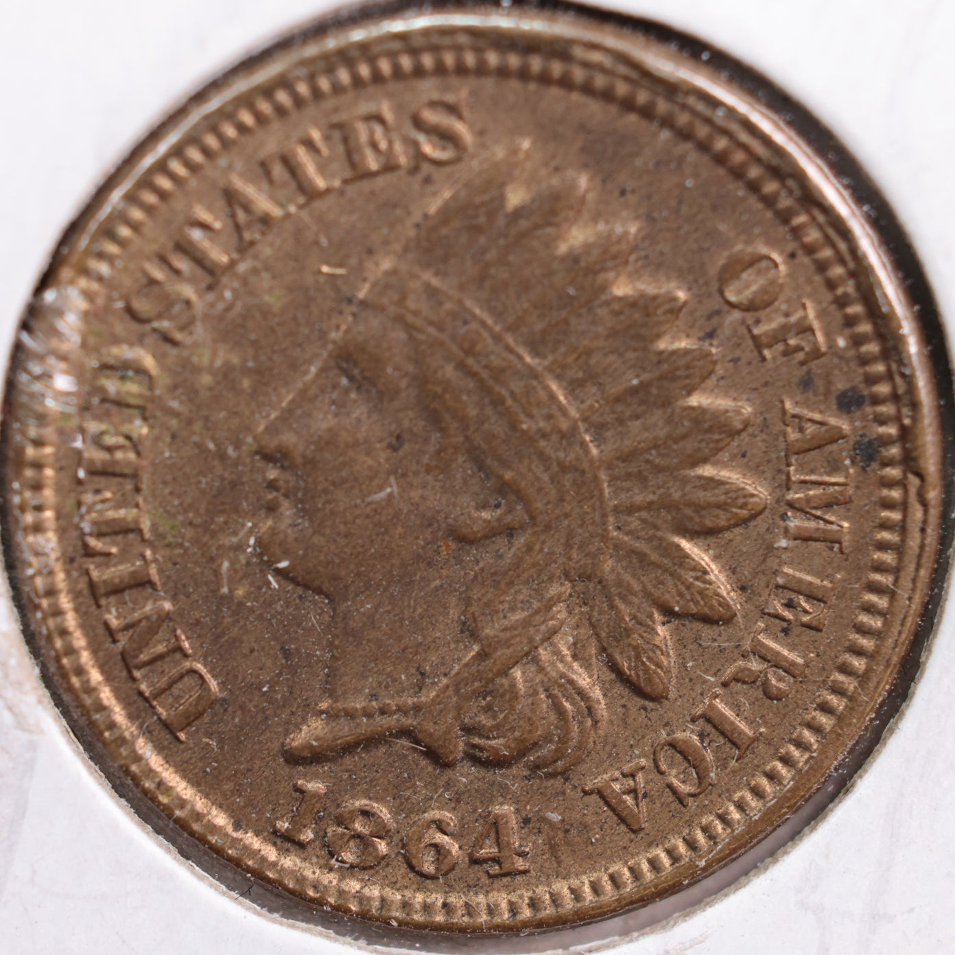1864 Indian Head Cent, Mint State Uncirculated Coin, Store #CT0763