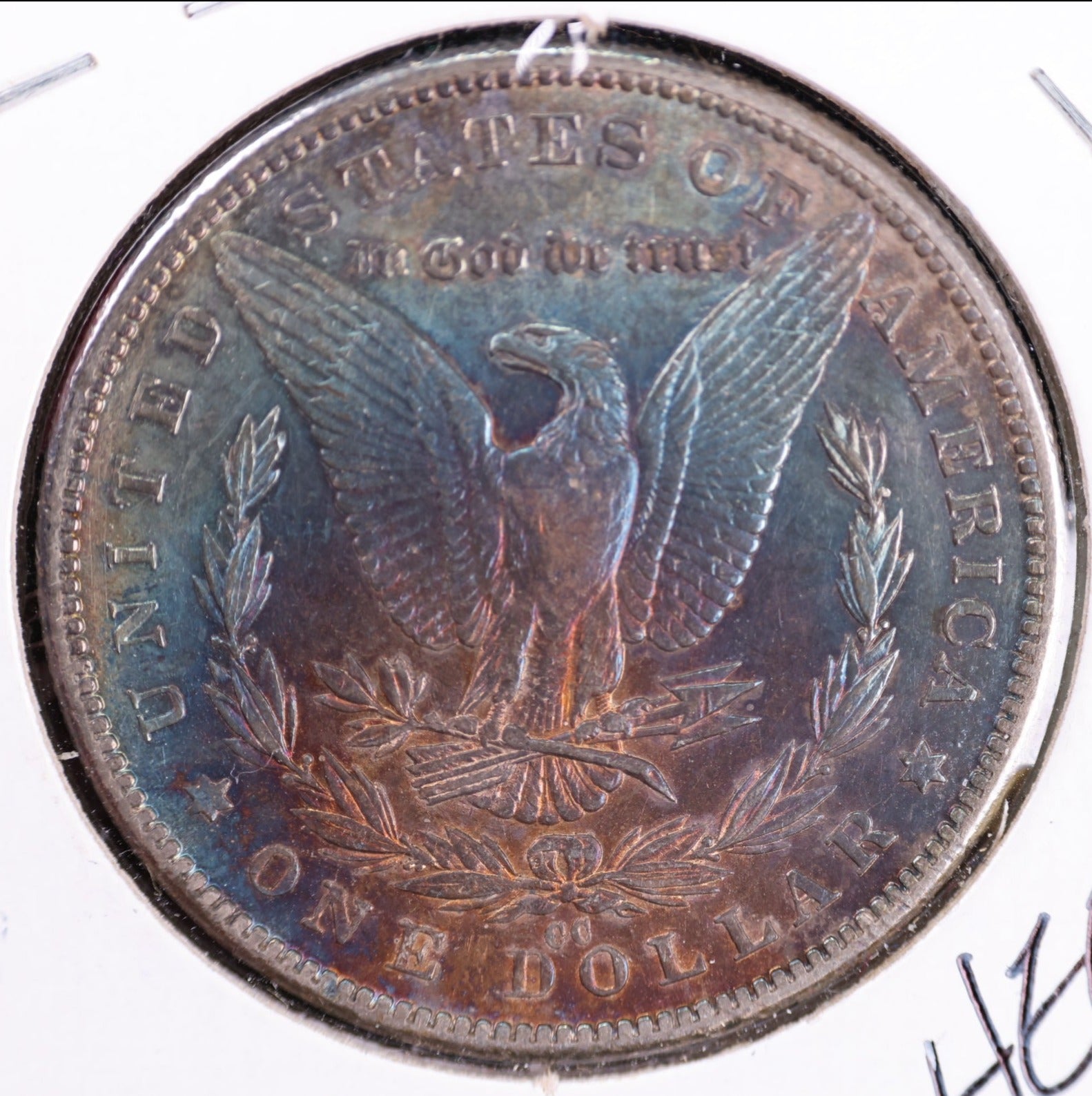 1890-CC Morgan Silver Dollar, Nice Toned Coin, Store #23080525