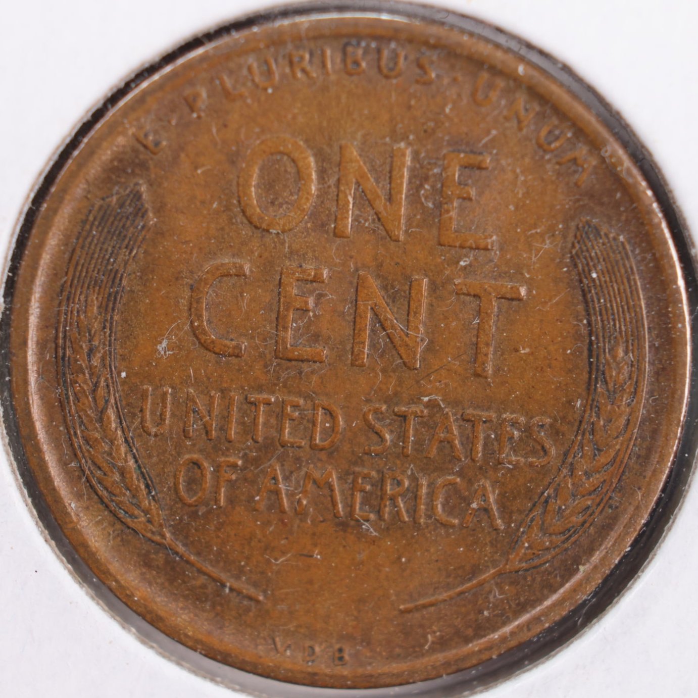1909 VDB Lincoln Wheat Cent, About Uncirculated Coin, Store #CT0136