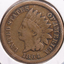 1864 Indian Head Cent, Fine Circulated Coin, Store