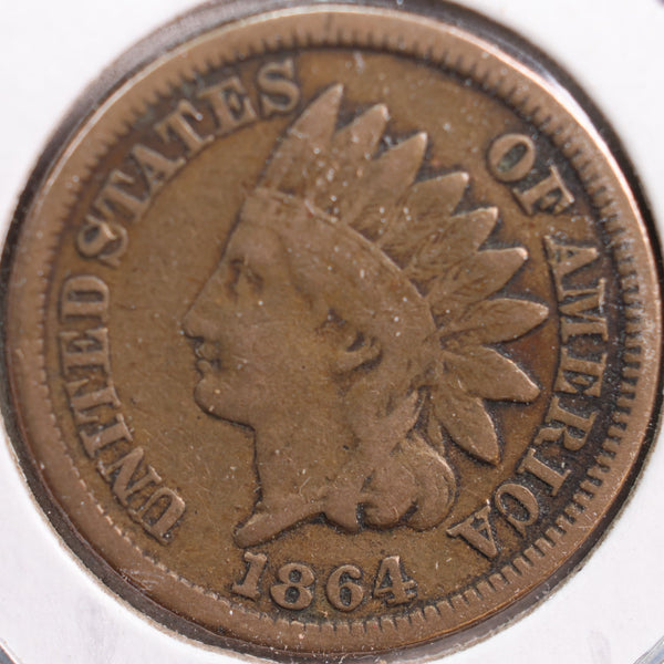 1864 Indian Head Cent, Fine Circulated Coin, Store #CT0764