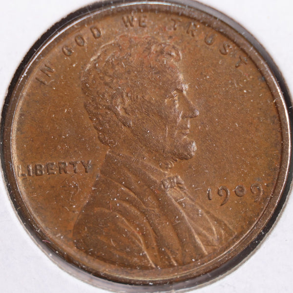 1909 VDB Lincoln Wheat Cent, Extra Fine Circulated Coin, Store #CT0138