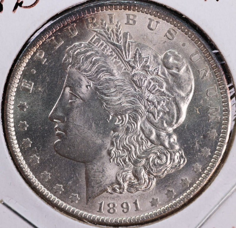 1891-O Morgan Silver Dollar, Mint State Uncirculated Coin, Store