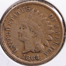 1864 Indian Head Cent, Fine Circulated Coin, Store