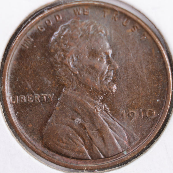 1910 Lincoln Wheat Cent, Mint State Brown Uncirculated Coin, Store #CT0140