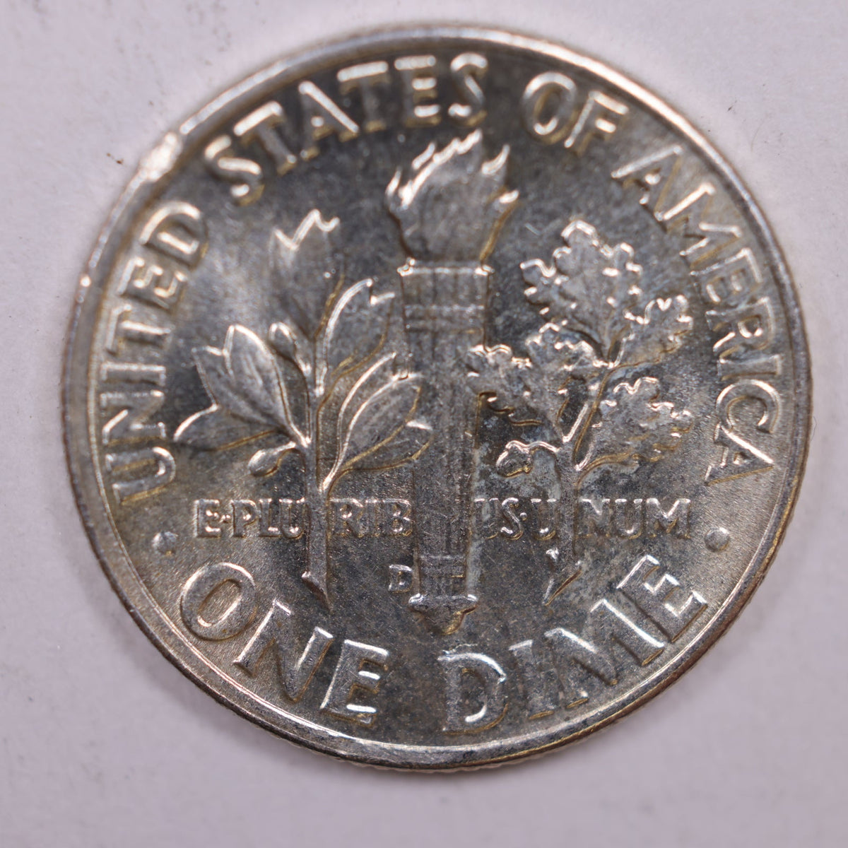 1959-D Roosevelt Silver Dime, Mint State Uncirculated Coin, Store #DE0380