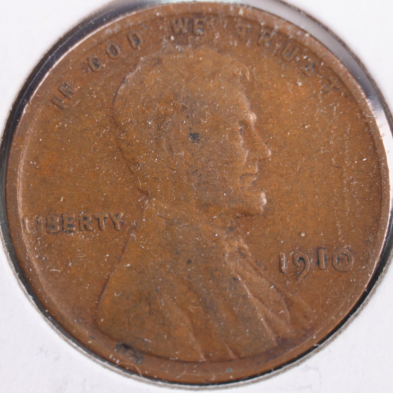 1910 Lincoln Wheat Cent, Fine Circulated Coin, Store #CT0141