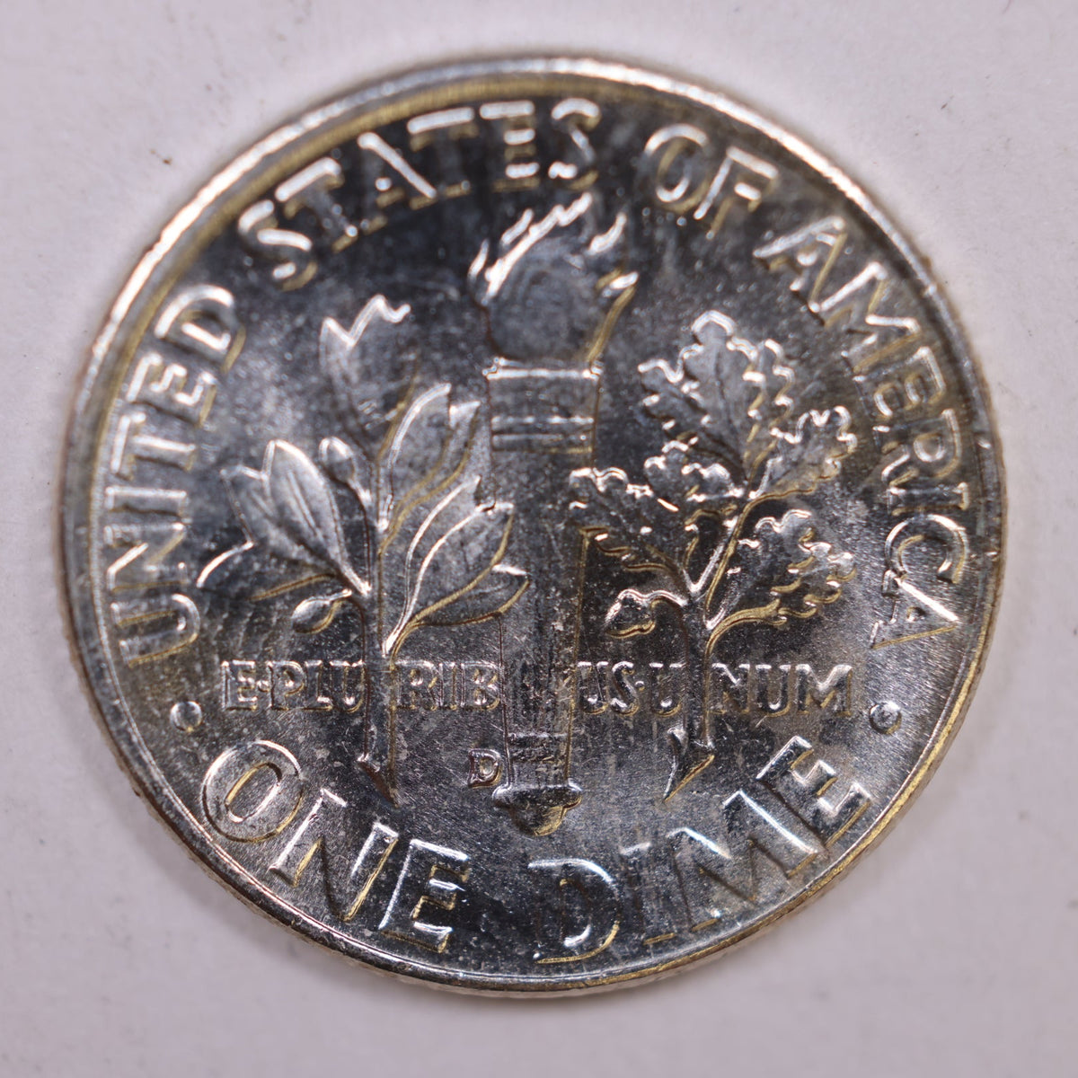 1959-D Roosevelt Silver Dime, Mint State Uncirculated Coin, Store #DE0381