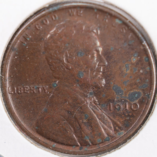 1910 Lincoln Wheat Cent, Very Fine Circulated Coin, Store #CT0142