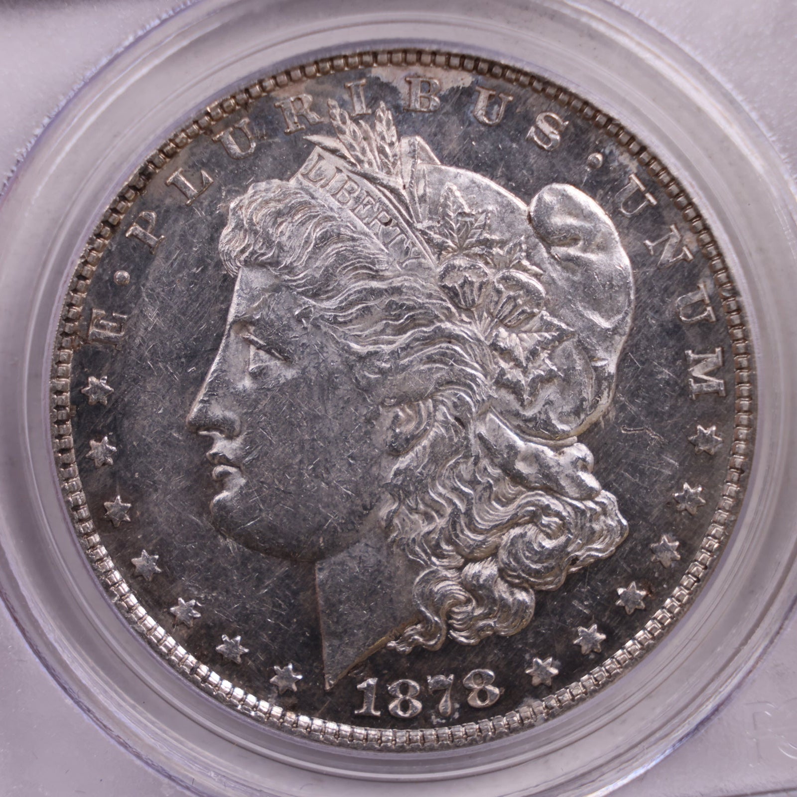 1878 8 T.F. Morgan Dollar., VAM-23., PCGS AU-55., Store SALE #GDR0196.