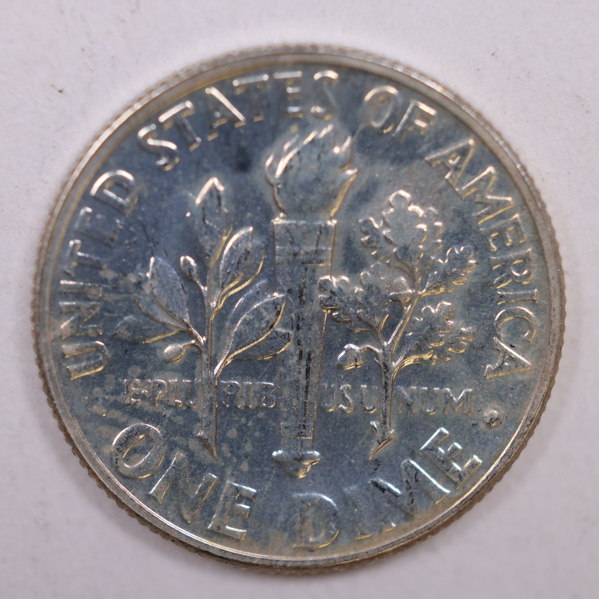 1960 Roosevelt Silver Dime, Mint State Uncirculated Coin, Store #DE0386