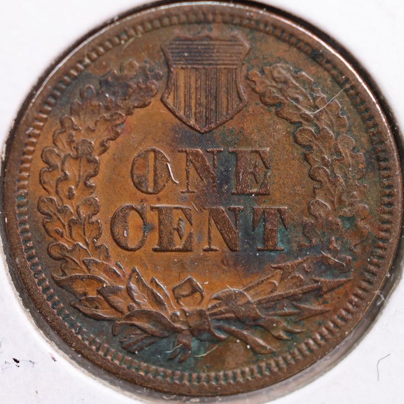 1869 Indian Head Cent, About Uncirculated Coin, Store