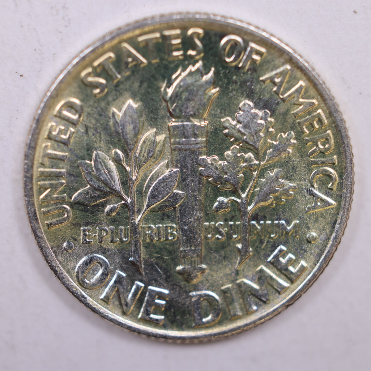 1962 Roosevelt Silver Dime, Mint State Uncirculated Coin, Store #DE0392