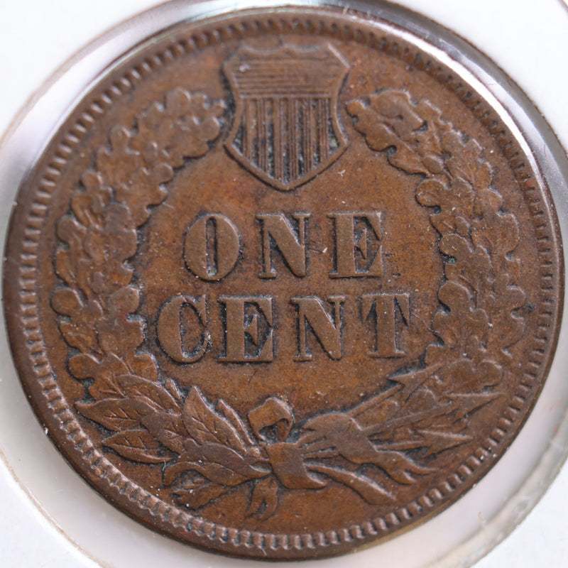 1874 Indian Head Cent, Very Fine Circulated Coin, Store