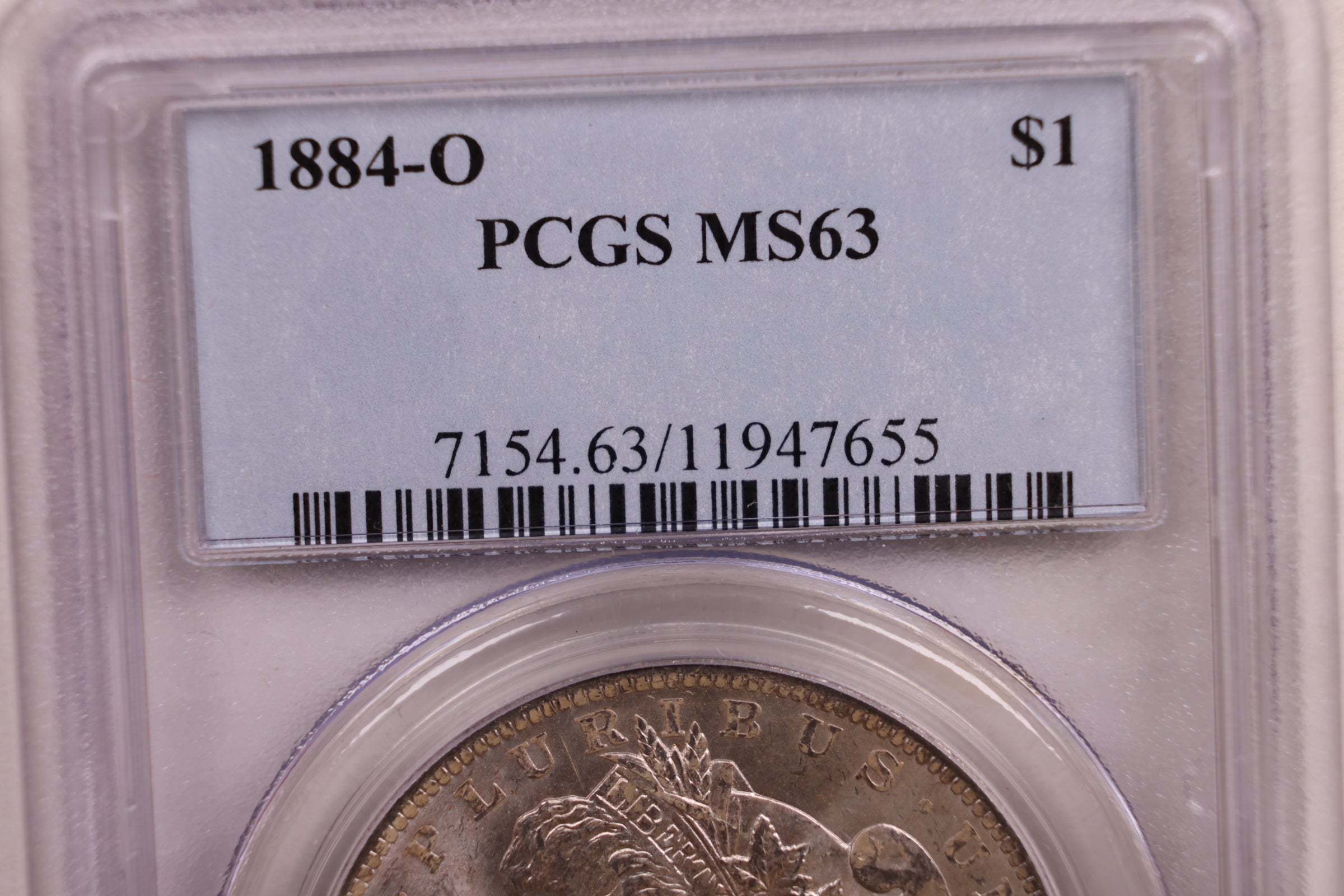 1884-O Morgan Silver Dollar., PCGS MS-63., Store SALE #GDR0203.