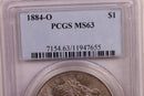 1884-O Morgan Silver Dollar., PCGS MS-63., Store SALE