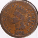 1874 Indian Head Cent, Very Good Circulated Coin, Store