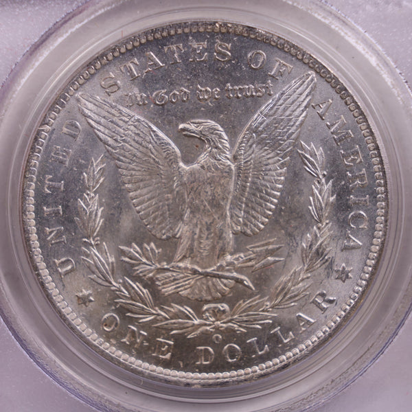 1885-O Morgan Silver Dollar., 'Common'., PCGS MS-63., Store SALE #GDR0206.