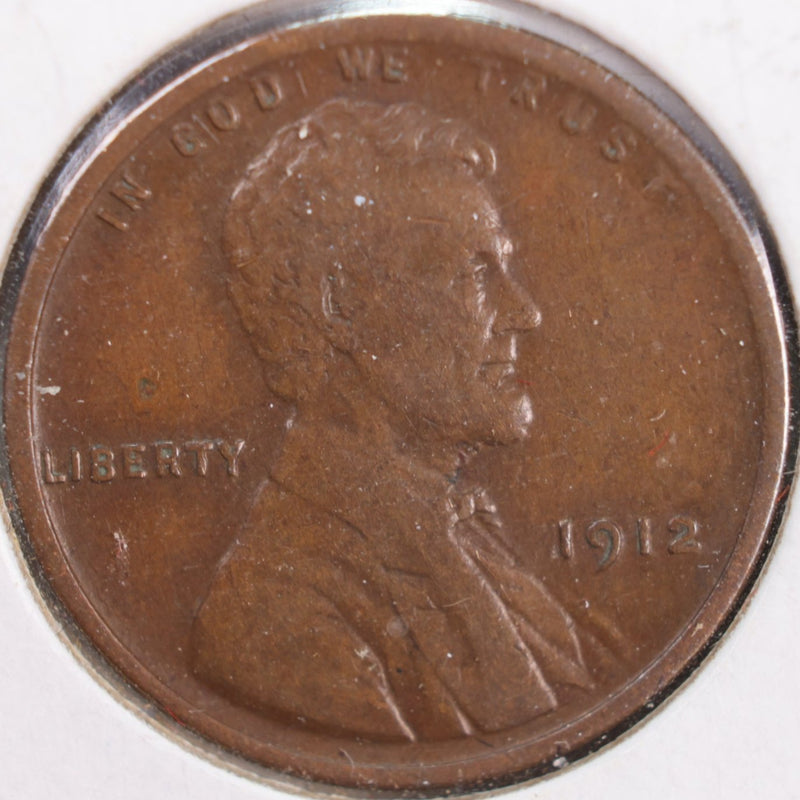 1912 Lincoln Wheat Cent, Extra Fine Circulated Coin, Store