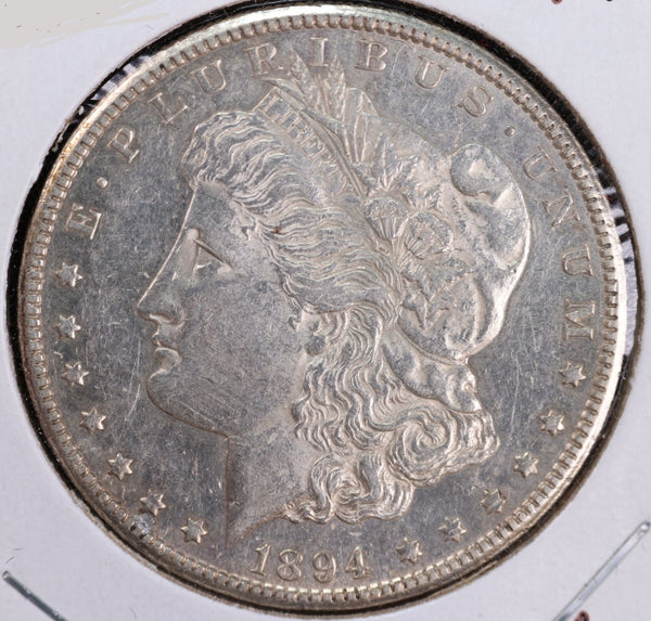 1894-S Morgan Silver Dollar, About Uncirculated Coin, Store #80553