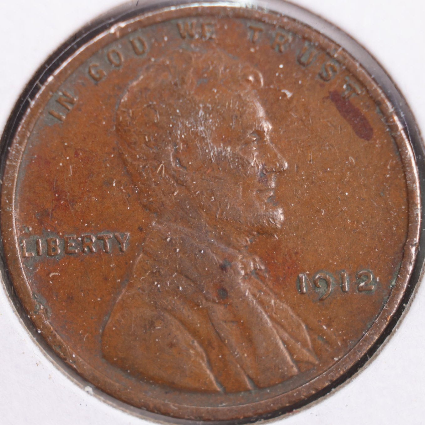 1912 Lincoln Wheat Cent, Very Fine Circulated Coin, Store #CT0165