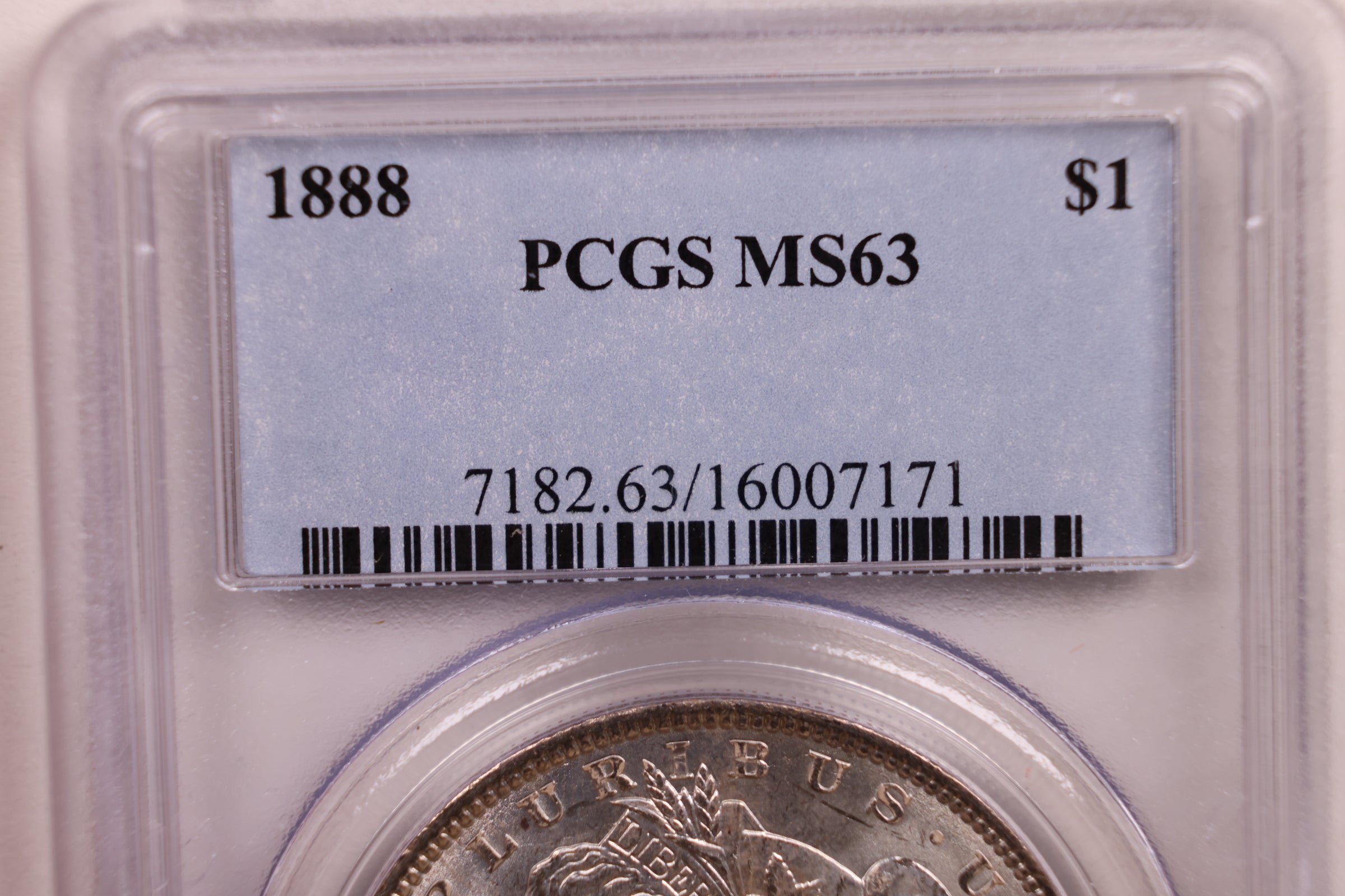 1888 Morgan Silver Dollar., PCGS MS-63., Store SALE #GDR0210.