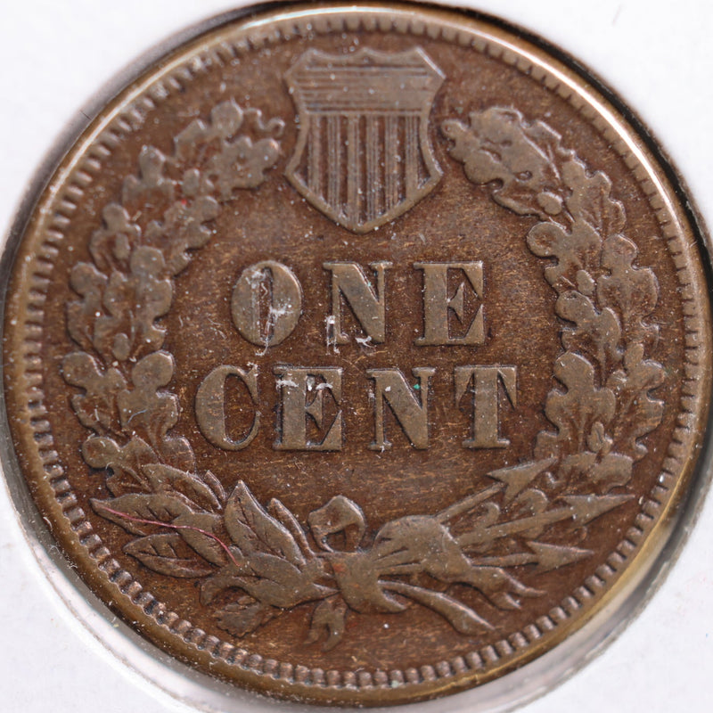 1875 Indian Head Cent, Very Fine Circulated Coin, Store