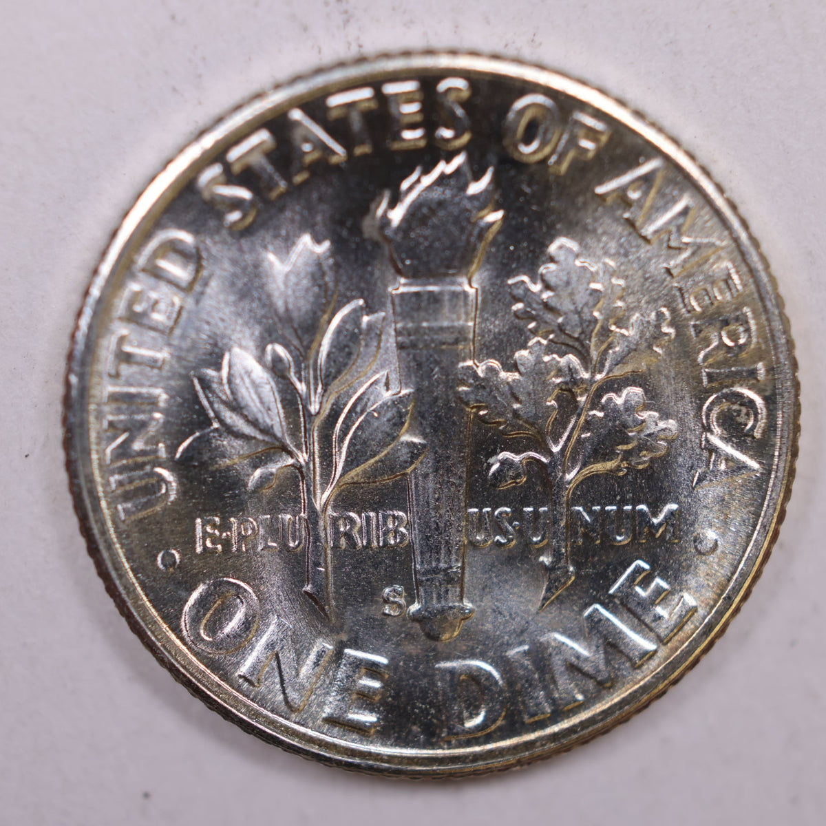 1953-S Roosevelt Silver Dime, Mint State Uncirculated Coin, Store #DE0411