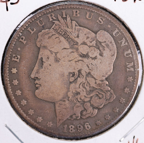 1896-O Morgan Silver Dollar, VG+ Details, Store #23080561
