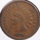 1878 Indian Head Cent, Very Good Circulated Coin, Store