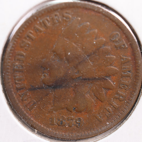 1879 Indian Head Cent, Fine Circulated Coin, Store #CT0808