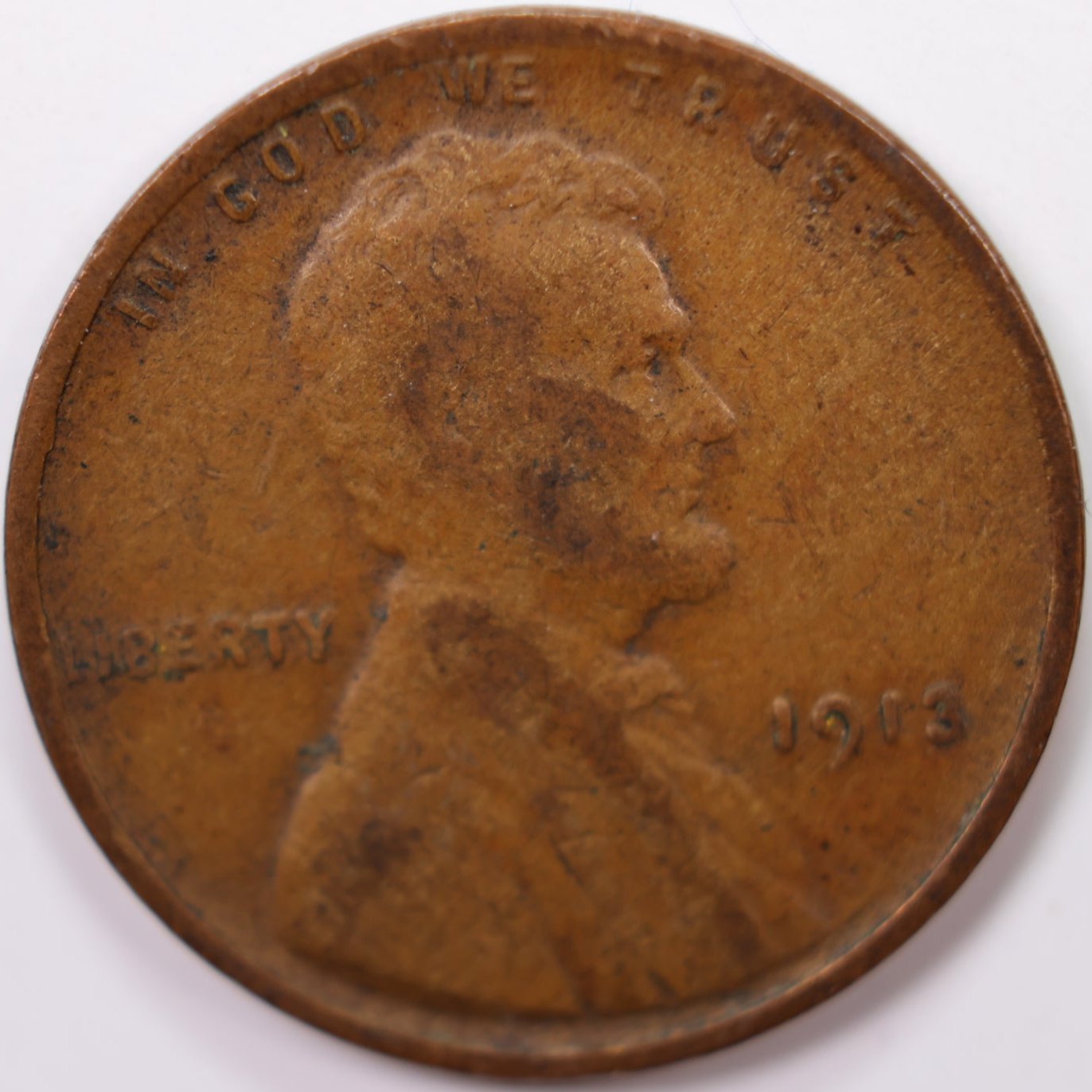 1913 Lincoln Cent, Very Fine Circulated Coin, Store #CT0180