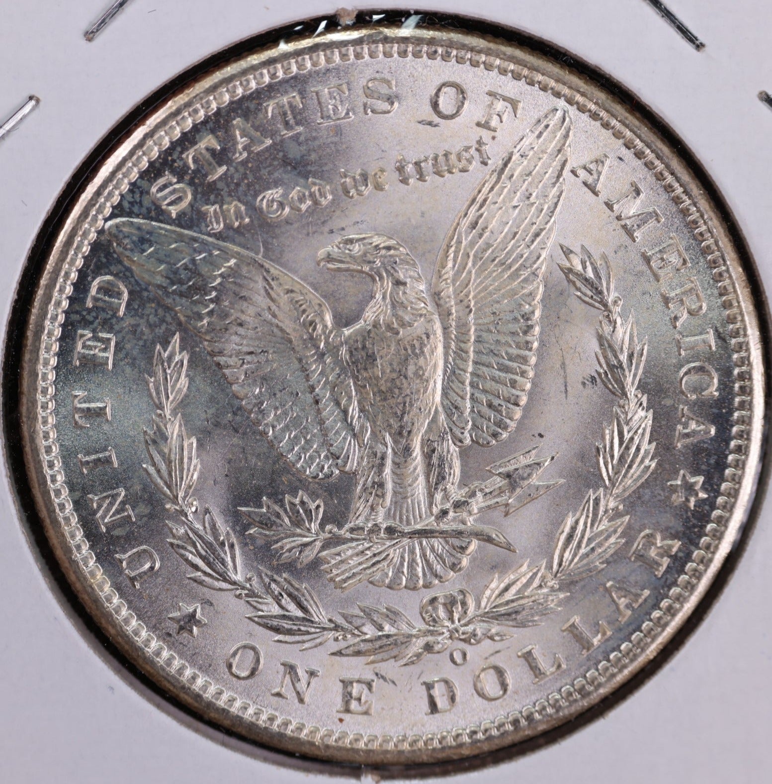 1898-O Morgan Silver Dollar, Mint State Uncirculated Coin, Store #DR0095