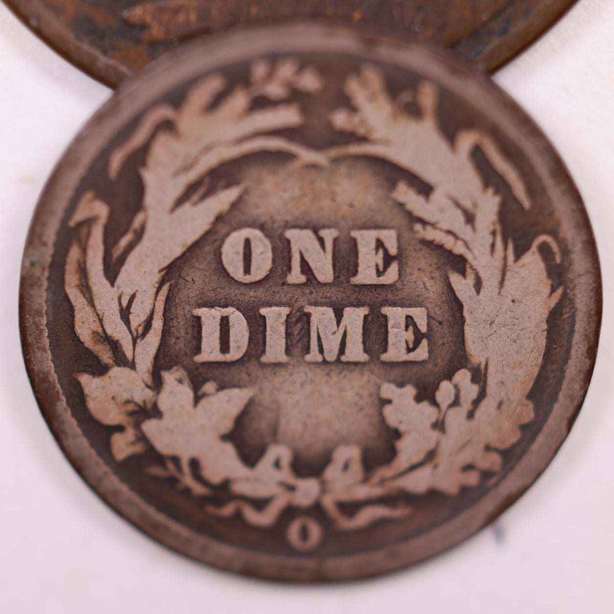 1899-O Barber Silver Dime, Good Circulated Coin, Store #DE051.