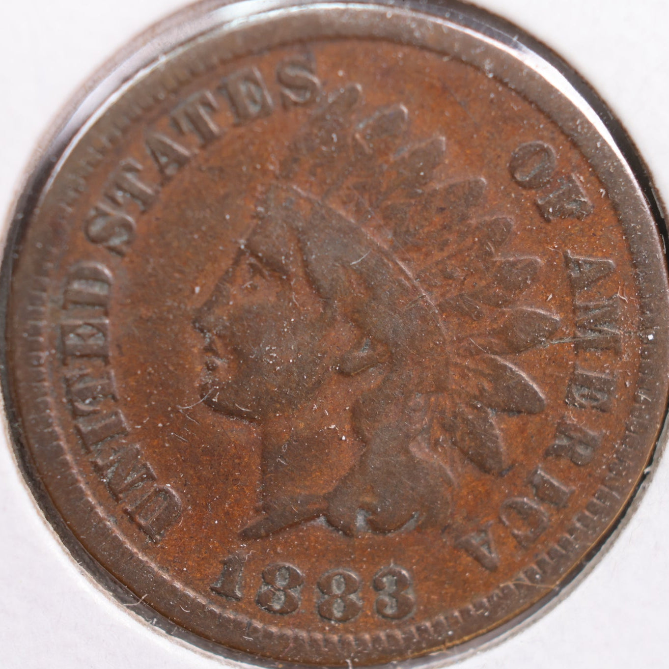 1883 Indian Head Cent, Very Good Circulated Coin, Store #CT0826