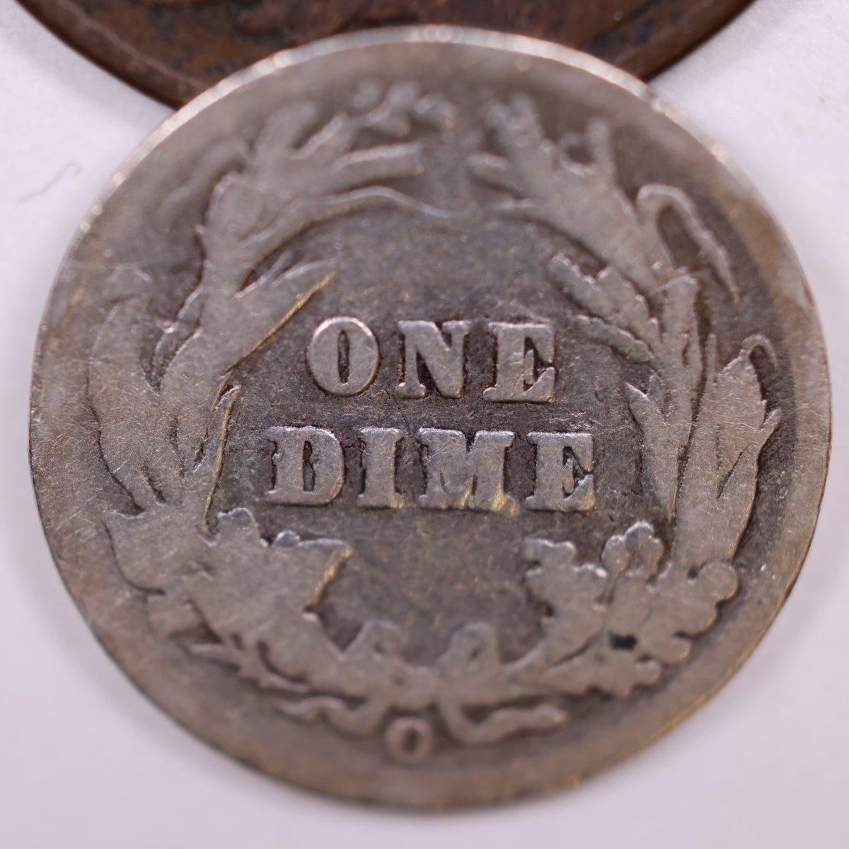 1900-O Barber Silver Dime, Good Circulated Coin, Store #DE054.