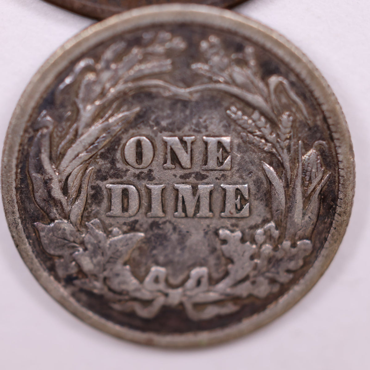 1901 Barber Silver Dime, Very FIne Circulated Coin, Store #DE056.