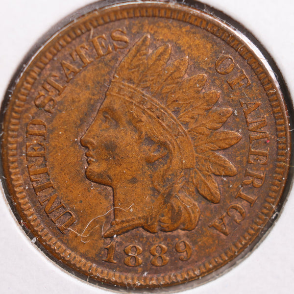 1889 Indian Head Cent, Very Fine Circulated Coin, Store #CT0830