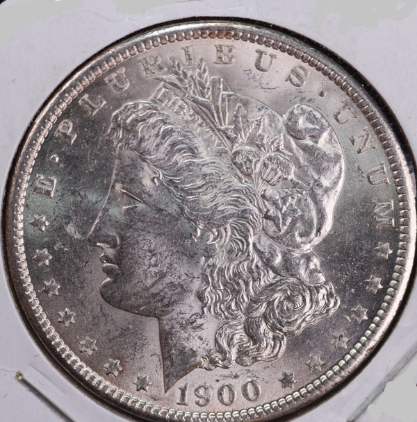 1900 Morgan Silver Dollar, Nice Gem BU Details, Store #23080652