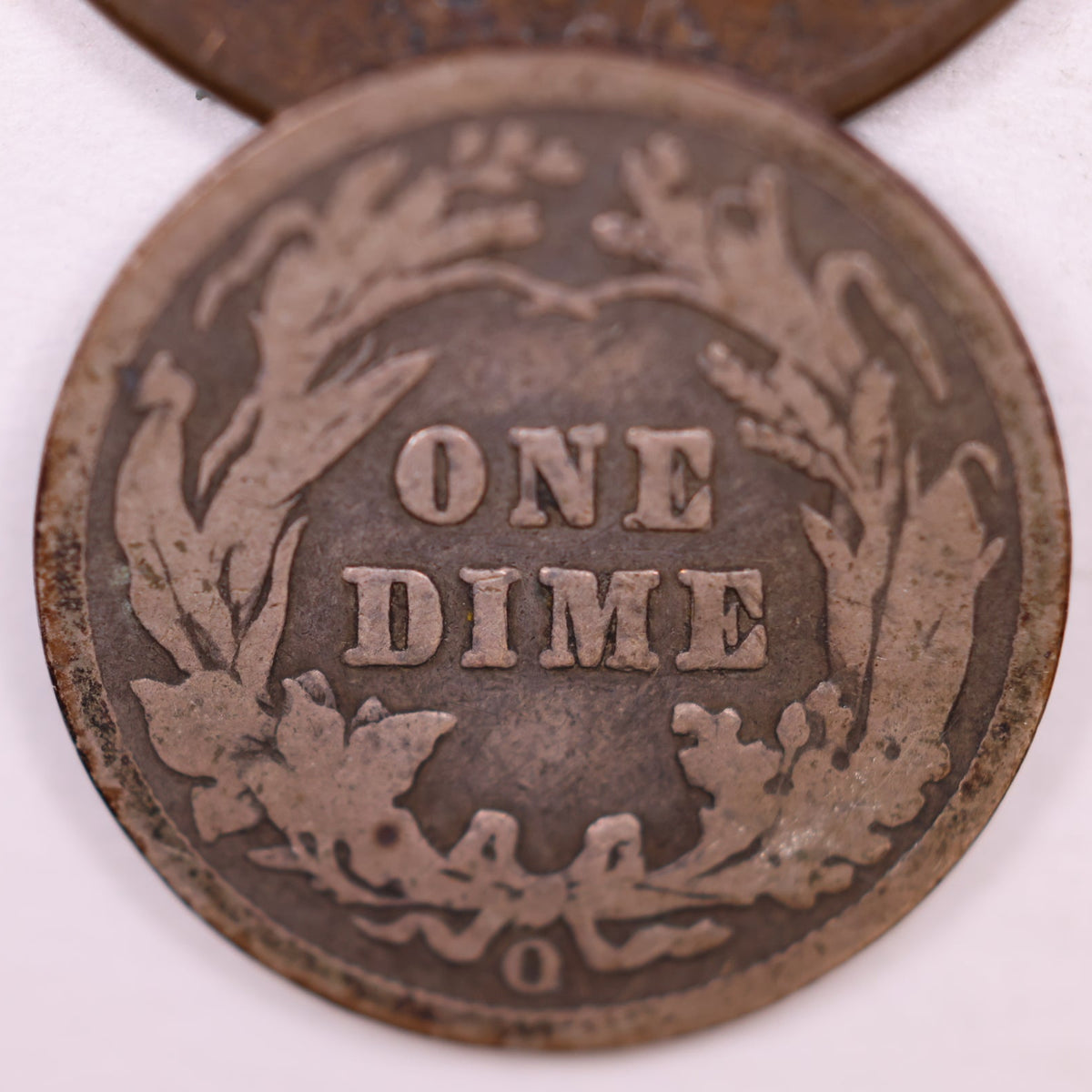 1903-O Barber Silver Dime, Good Circulated Coin, Store #DE063.